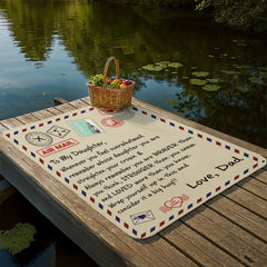 To My Daughter Braver (From Dad) – Sherpa Fleece Blanket