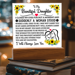 To My Daughter – Acrylic Square